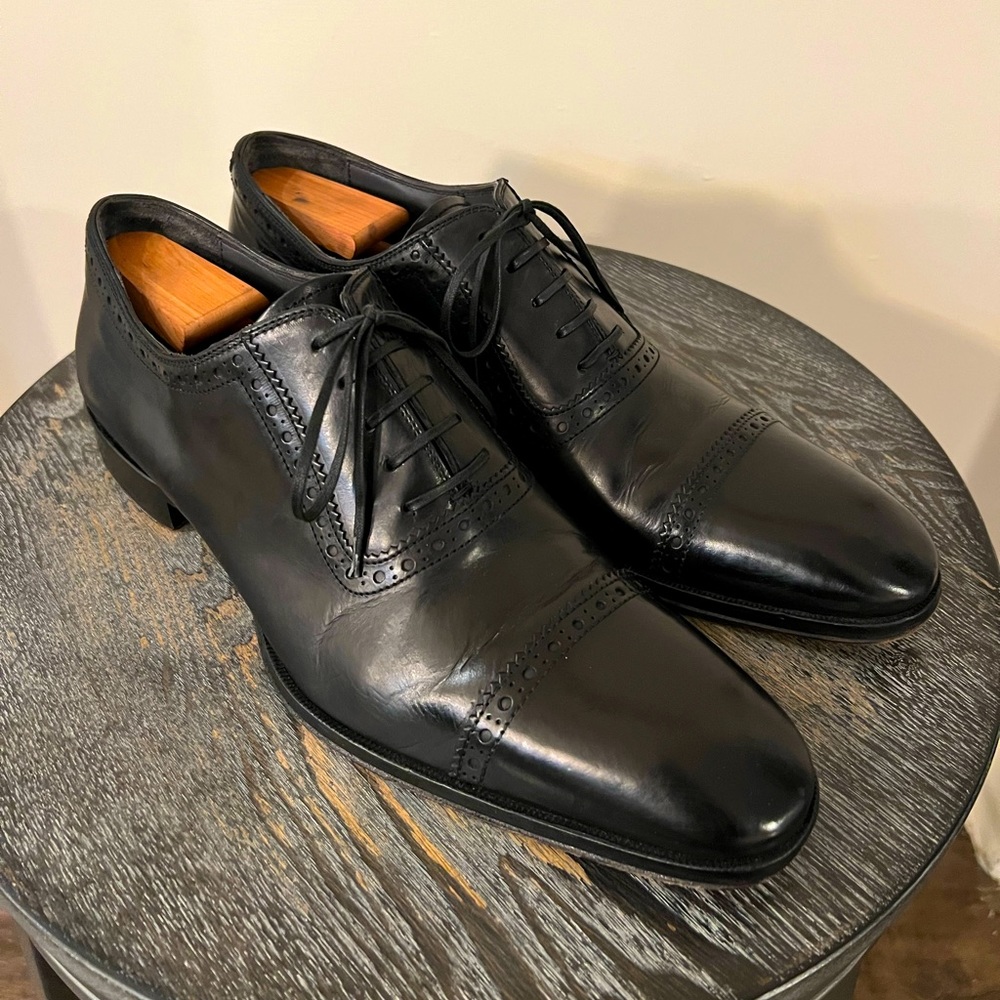 To Boot New York brogued cap toes